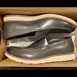 Mens Grey Cole Haan Loafers!